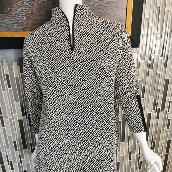 John Mark Tweed Long Top 3/4 Sleeve Tunic Size Medium   Retail $129 - Picture 2 of 6
